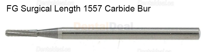 10Pcs FG Surgical Burs 1557 1558 Dental Friction Grip Dome Fissure Carbide Burs